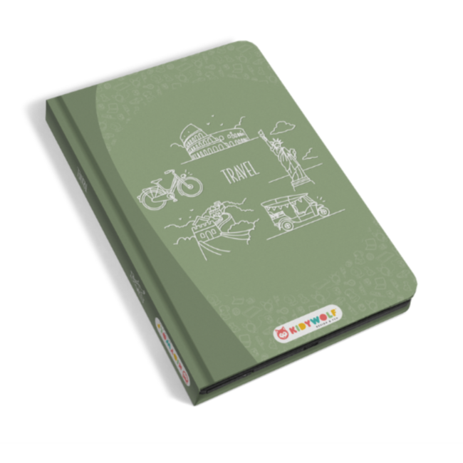 Kidywolf Kidydraw mini Tekenblok Reizen en vervoer