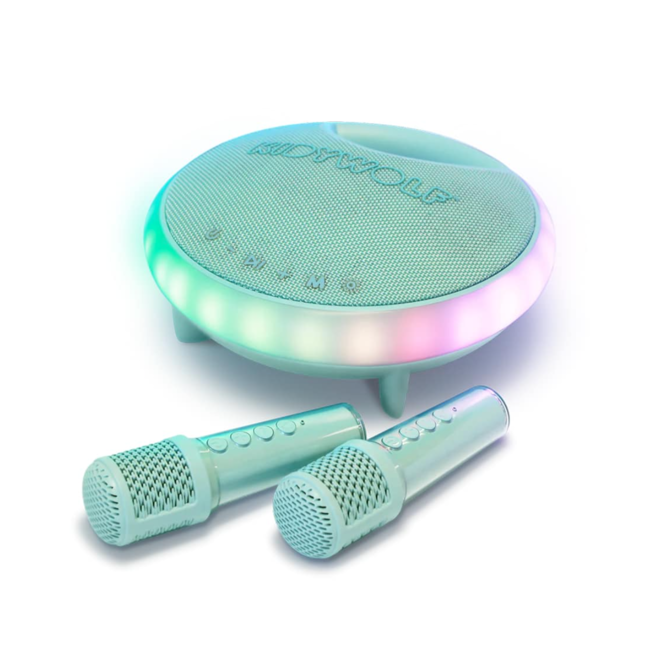 Kidywolf Kidykaraoke luidspreker met 2 microfoons