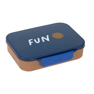 Lassig Lassig Bento lunchbox Little gang Smile Navy