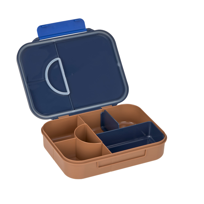 Lassig Bento lunchbox Little gang Smile Navy
