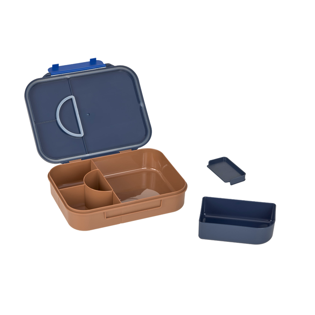 Lassig Bento lunchbox Little gang Smile Navy