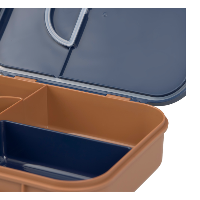 Lassig Bento lunchbox Little gang Smile Navy