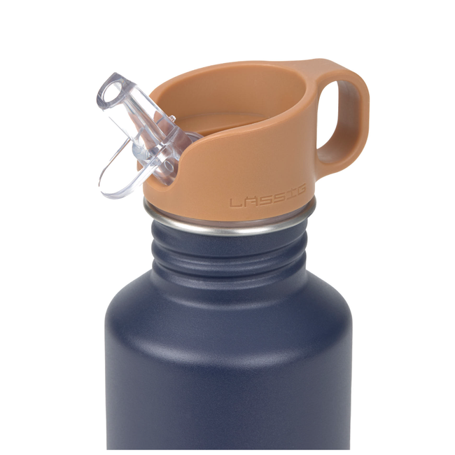 Lassig Drinkfles stainless steel Little gang smile Navy