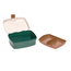 Lassig Lunchbox en drinkbeker Little gang Smile milky / ocean green