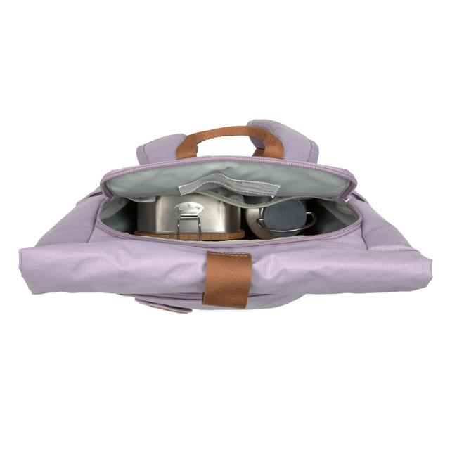 Lassig Medium Rolltop backpack Little gang Lilac