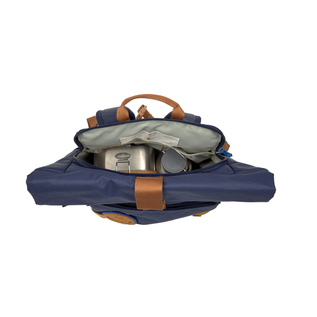 Lassig Medium Rolltop backpack Little gang Navy