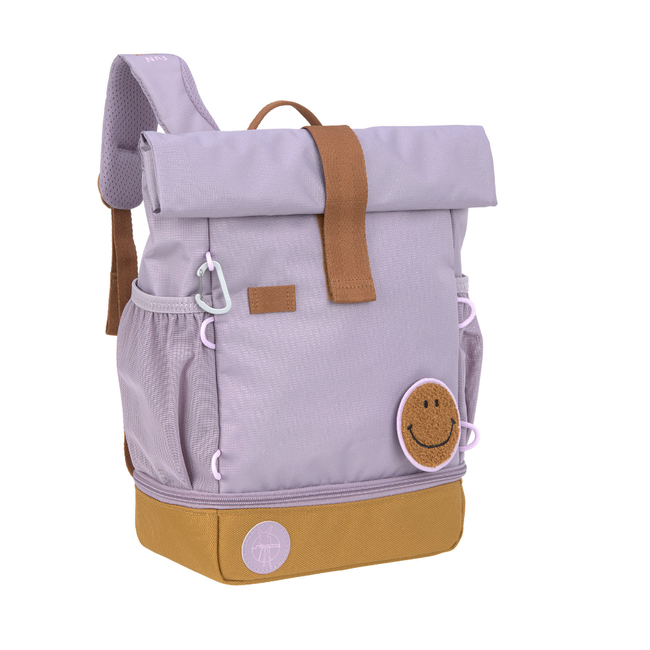 Lassig Mini Rolltop backpack Little gang Lilac