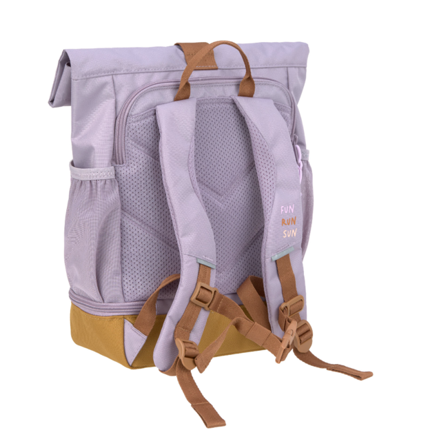 Lassig Mini Rolltop backpack Little gang Lilac