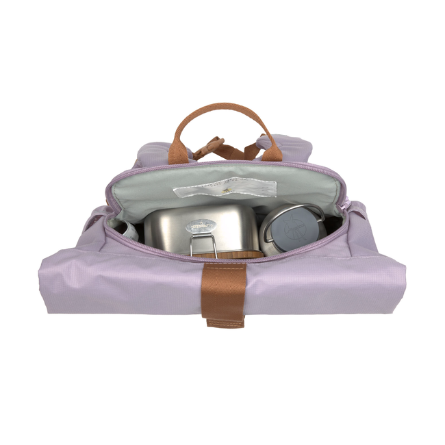 Lassig Mini Rolltop backpack Little gang Lilac