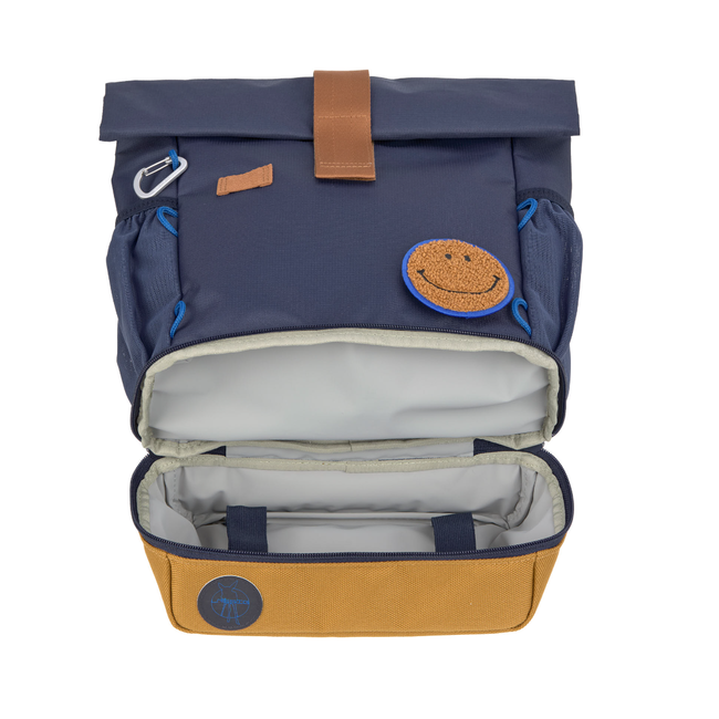 Lassig Mini Rolltop backpack Little gang Navy