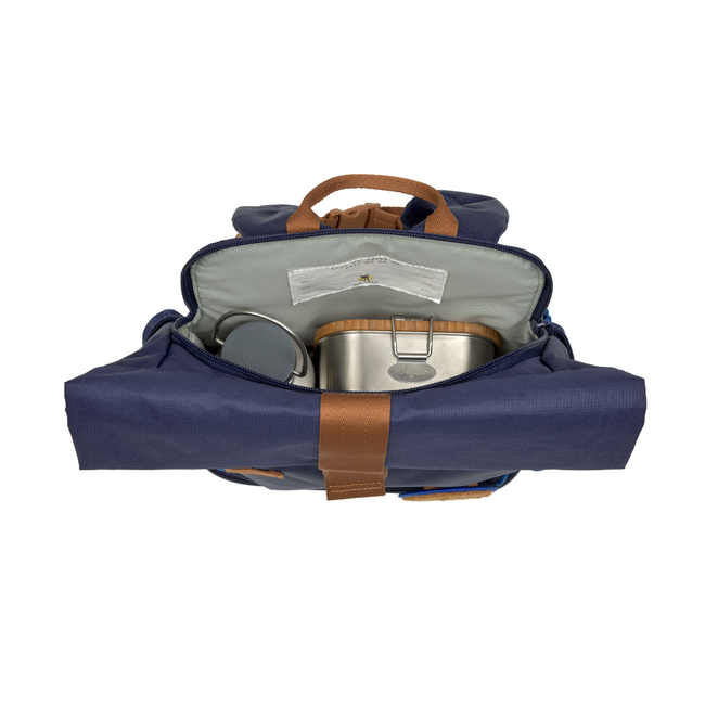 Lassig Mini Rolltop backpack Little gang Navy