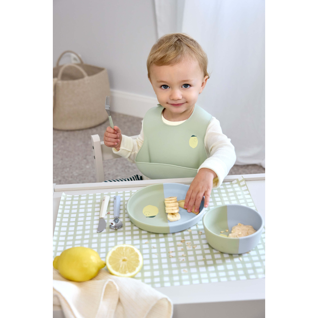 Lassig Siliconen bakje Happy Fruits Lemon