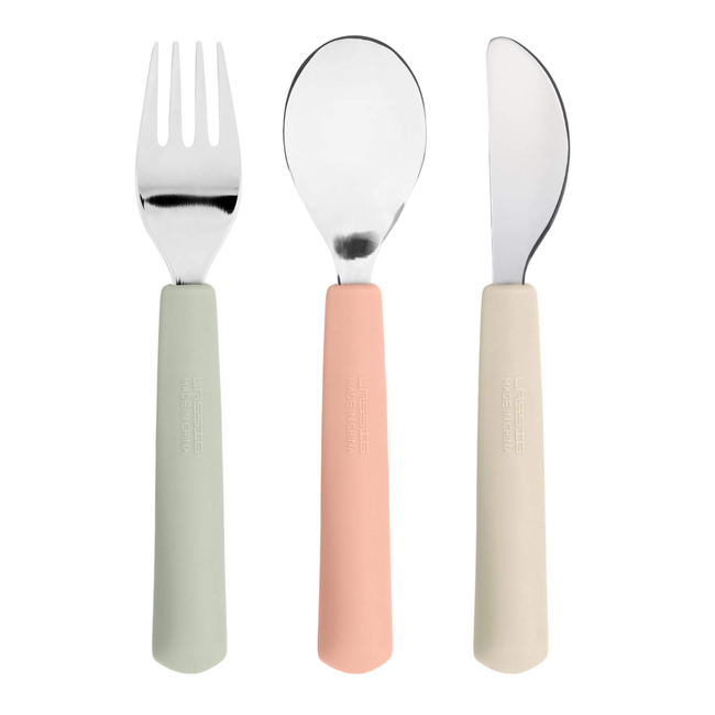 Lassig Siliconen bestek Happy Fruits Cherry