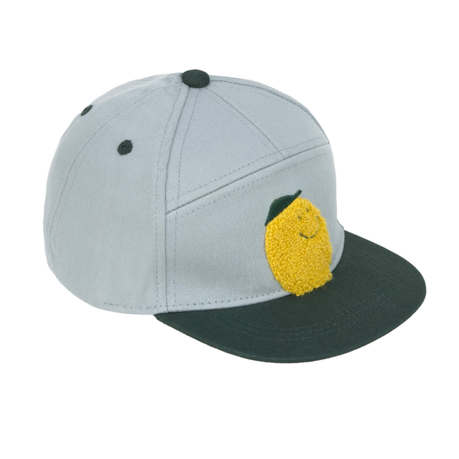 Lassig Lässig skater cap Lemon Light blue / dark green