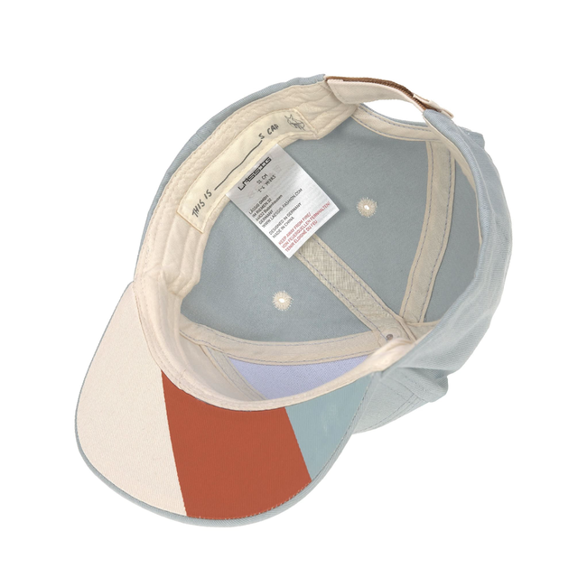 Lässig skatercap Rainbow Light Blue