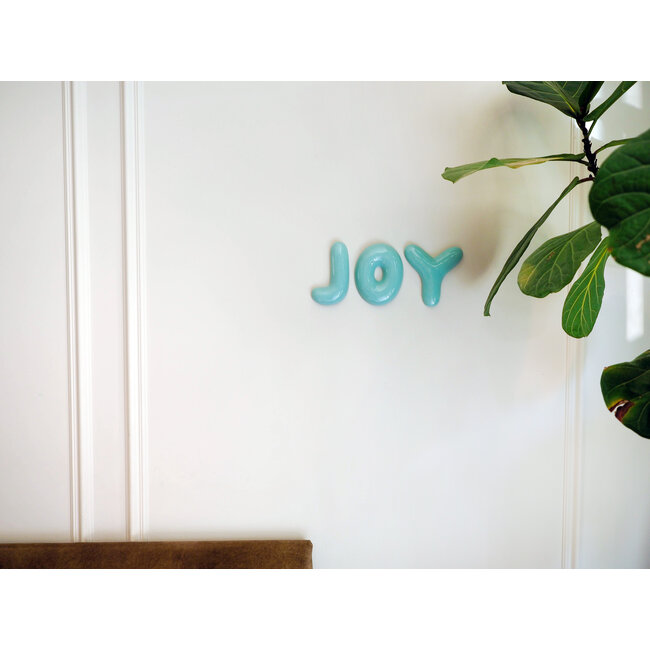 The Gift Label Wall letter blue