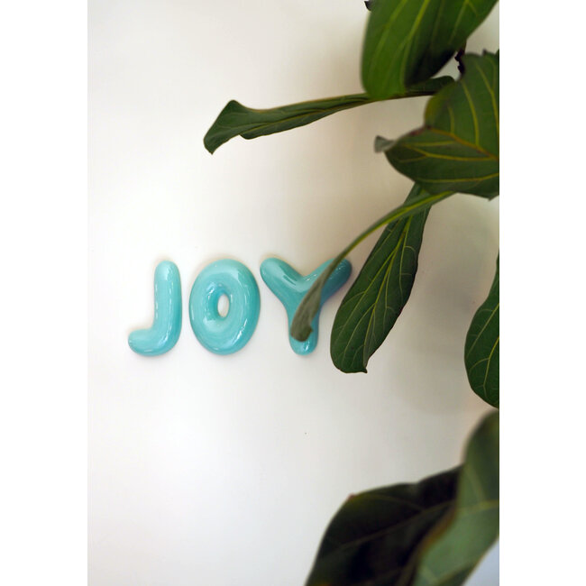 The Gift Label Wall letter blue