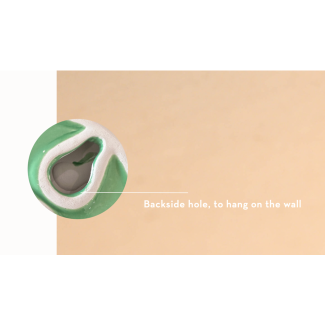 The Gift Label Wall letter blue