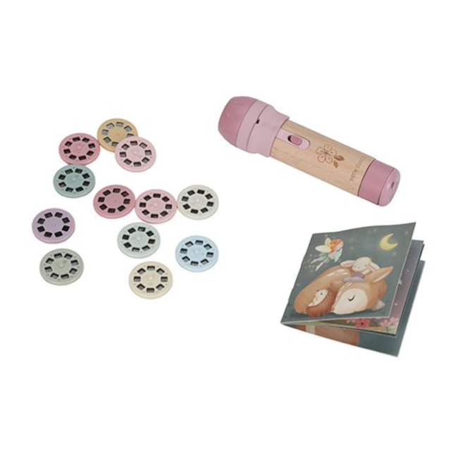 Little Dutch Verhalen projector zaklamp Roze