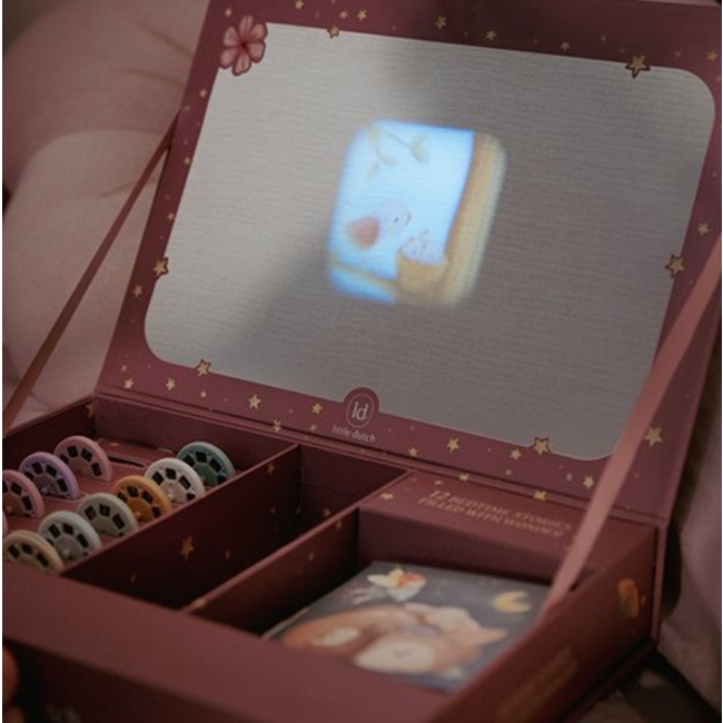 Little Dutch Verhalen projector zaklamp Roze