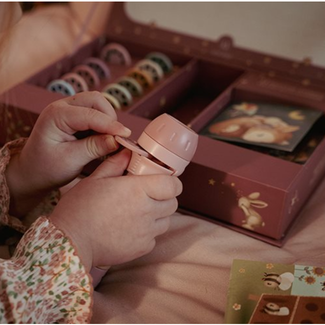 Little Dutch Verhalen projector zaklamp Roze