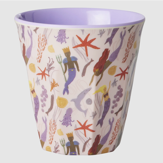Beker Middelgroot - Lavender - Mermaid Print