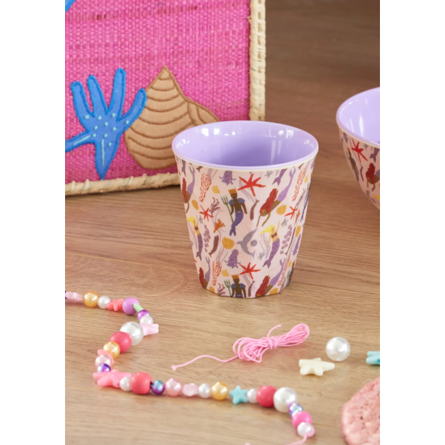 Beker Middelgroot - Lavender - Mermaid Print