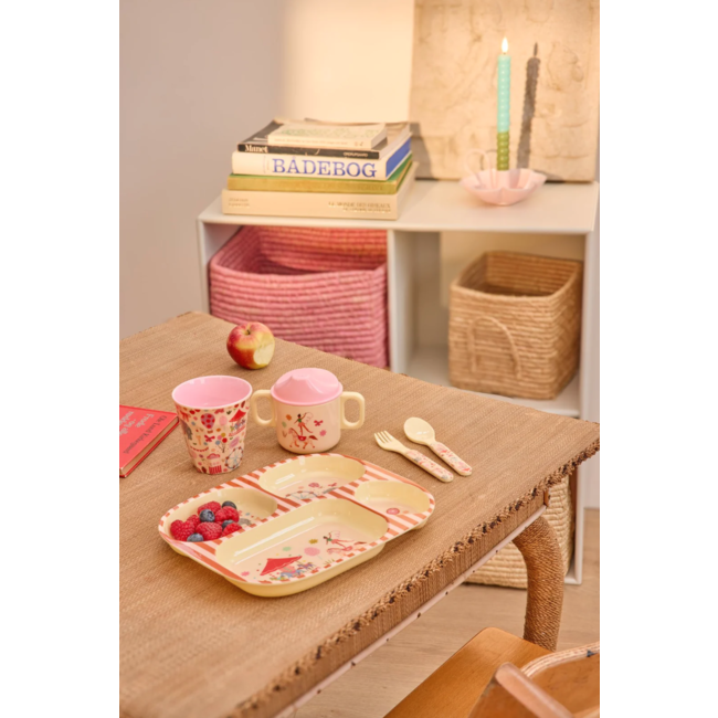 Baby eetset - Roze - Fun Fair - Geschenkdoos