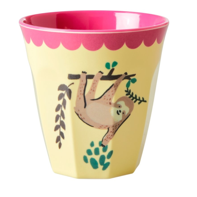 Beker Small - Pink - Funky Prints - 6-pack