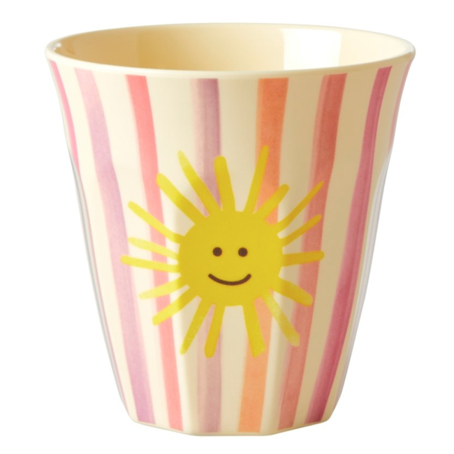 Beker Small - Pink - Funky Prints - 6-pack