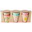 Beker Small - Pink - Funky Prints - 6-pack