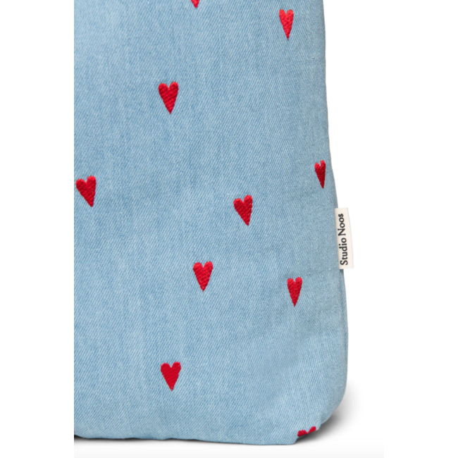 Studio Noos Denim Hearts Mom Bag