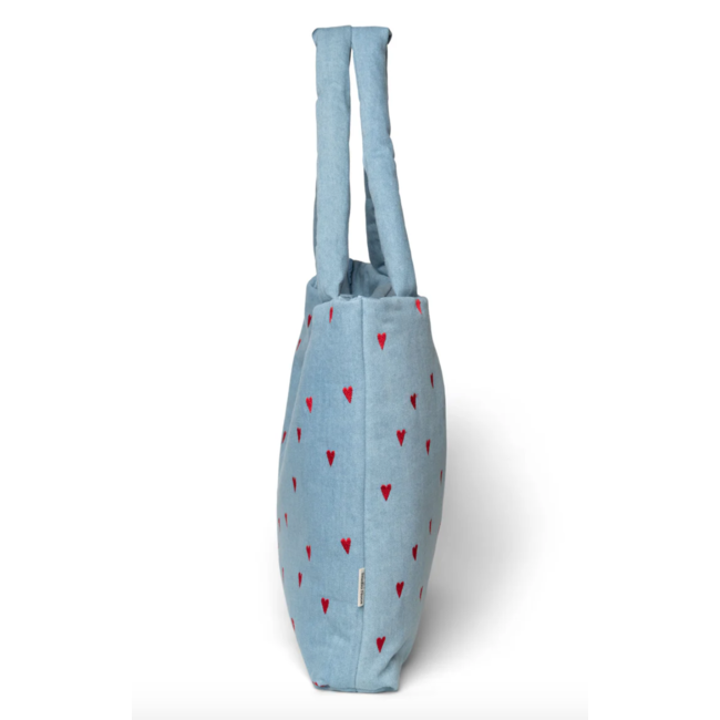 Studio Noos Denim Hearts Mom Bag