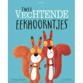 Twee vechtende eekhoorntjes
