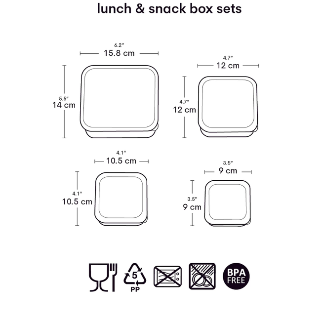 ALLC Lunch en Snackbox Bloementuin