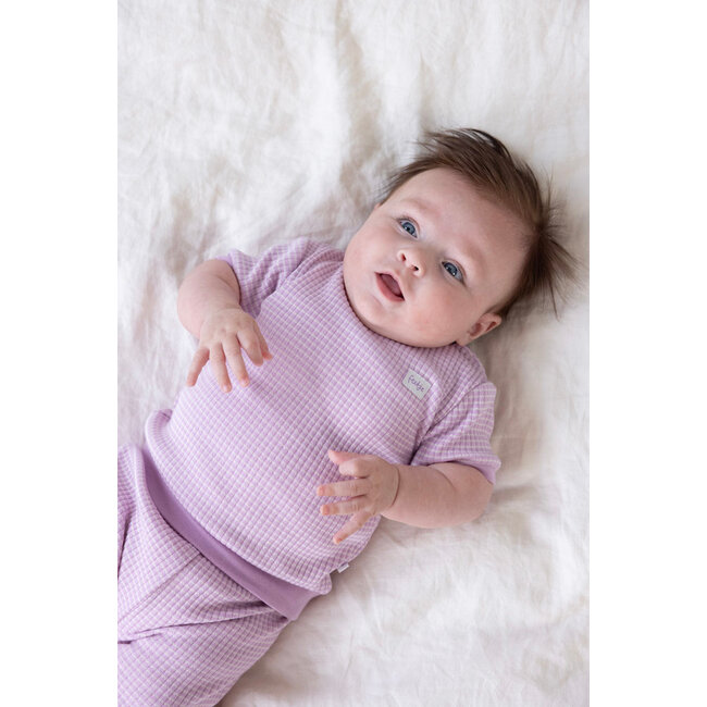 Feetje Shortama wafel - Summer Special lila