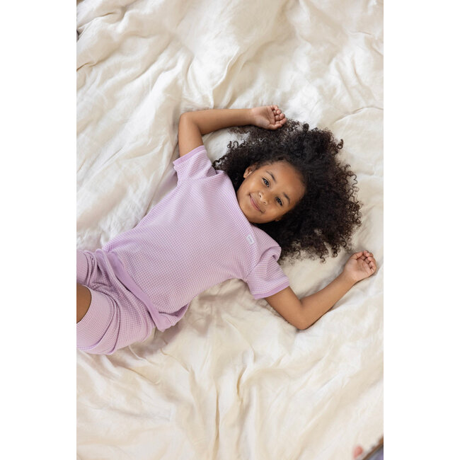 Feetje Shortama wafel - Summer Special lila