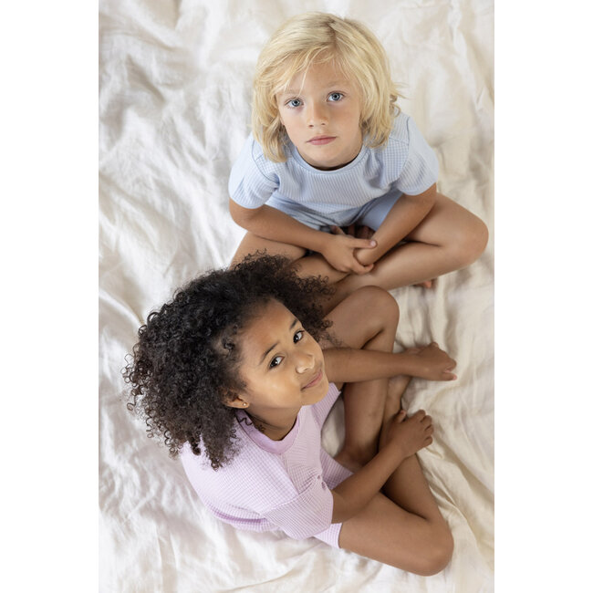 Feetje Shortama wafel - Summer Special lila