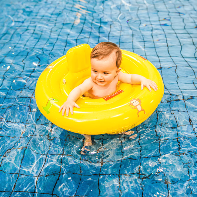 Swim Essentials Baby Float Golden Safari 0-1 jaar