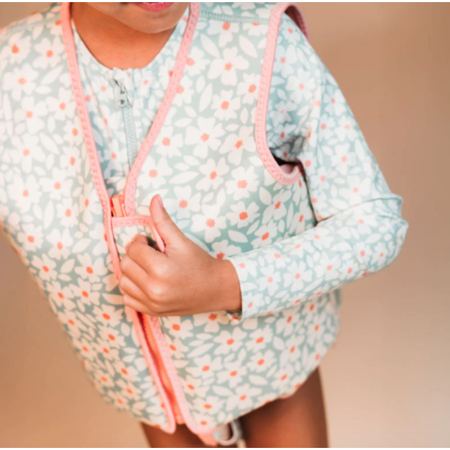 Swim Essentials Zwemvest Florish Groen 2-3 jaar