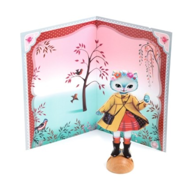 dj09859 Knutselset aankleden Poezen