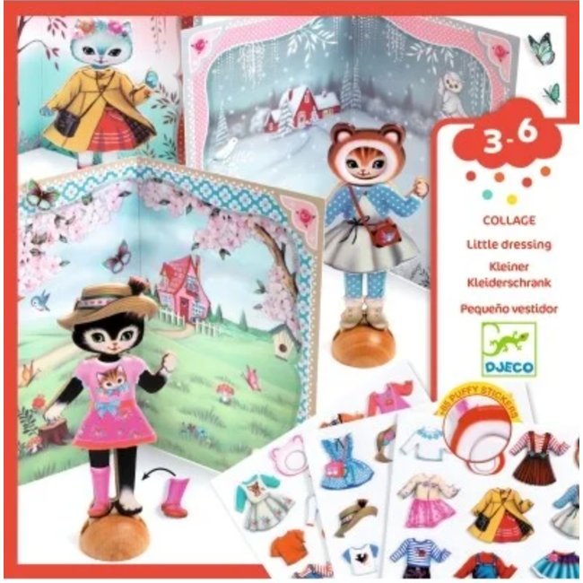 dj09859 Knutselset aankleden Poezen