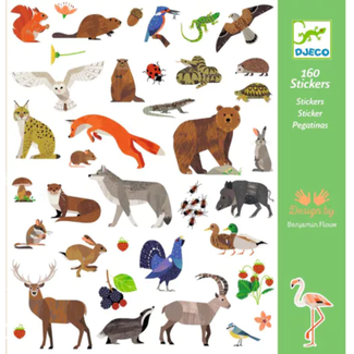 Djeco dj09285 Stickers Fauna