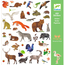 Djeco dj09285 Stickers Fauna