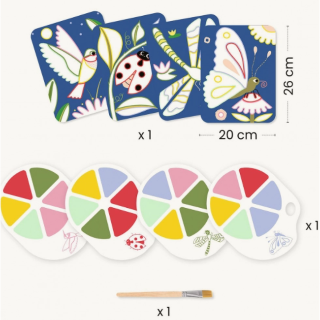 dj09134 Verfset met palet Creepy Crawlies