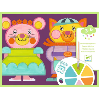 Djeco dj09133 Verfset met palet Chubby Cheeks