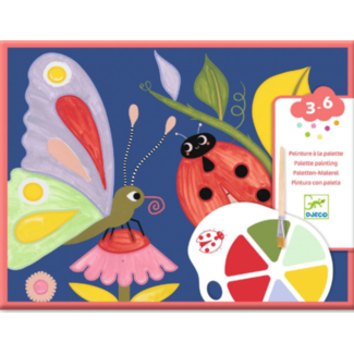 Djeco dj09134 Verfset met palet Creepy Crawlies