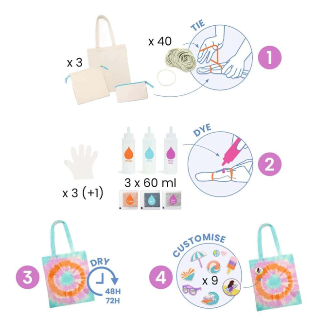 dj07942 Knutselset tie-dye