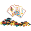 Djeco dj06436 Houten spel Ze Geo Vroom