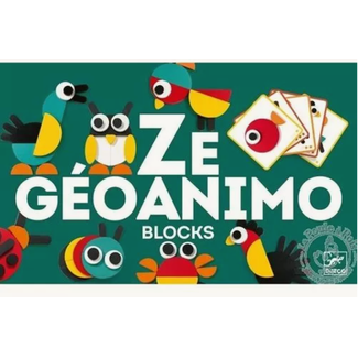 Djeco dj06432 Géoanimo blocks